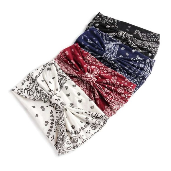 Vintage Paisley Pattern Headbands For Girls With Colorful HeadBead - Picture 3 of 6